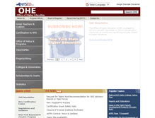 Tablet Screenshot of highered.nysed.gov